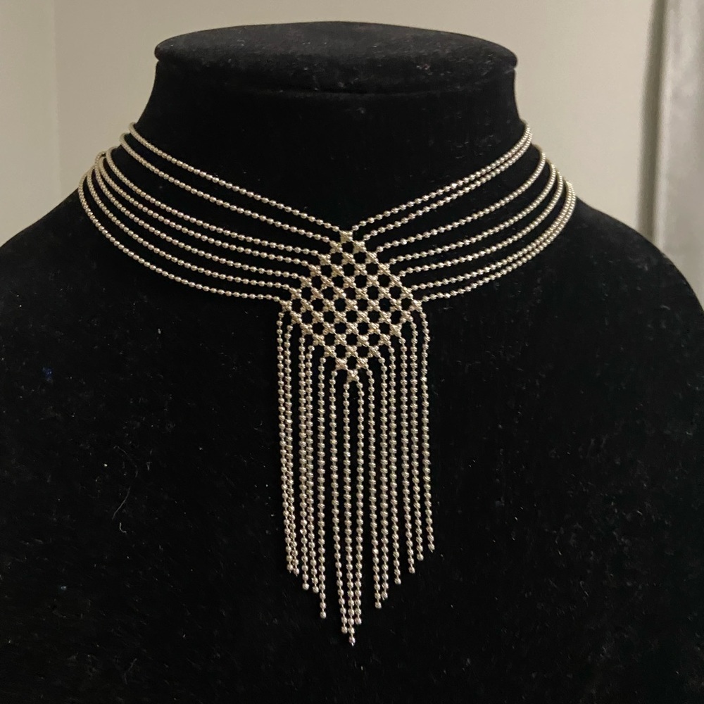 Dramatic Choker Style Statement Necklace